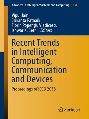 cover image of Recent Trends in Intelligent Computing, Communication and Devices